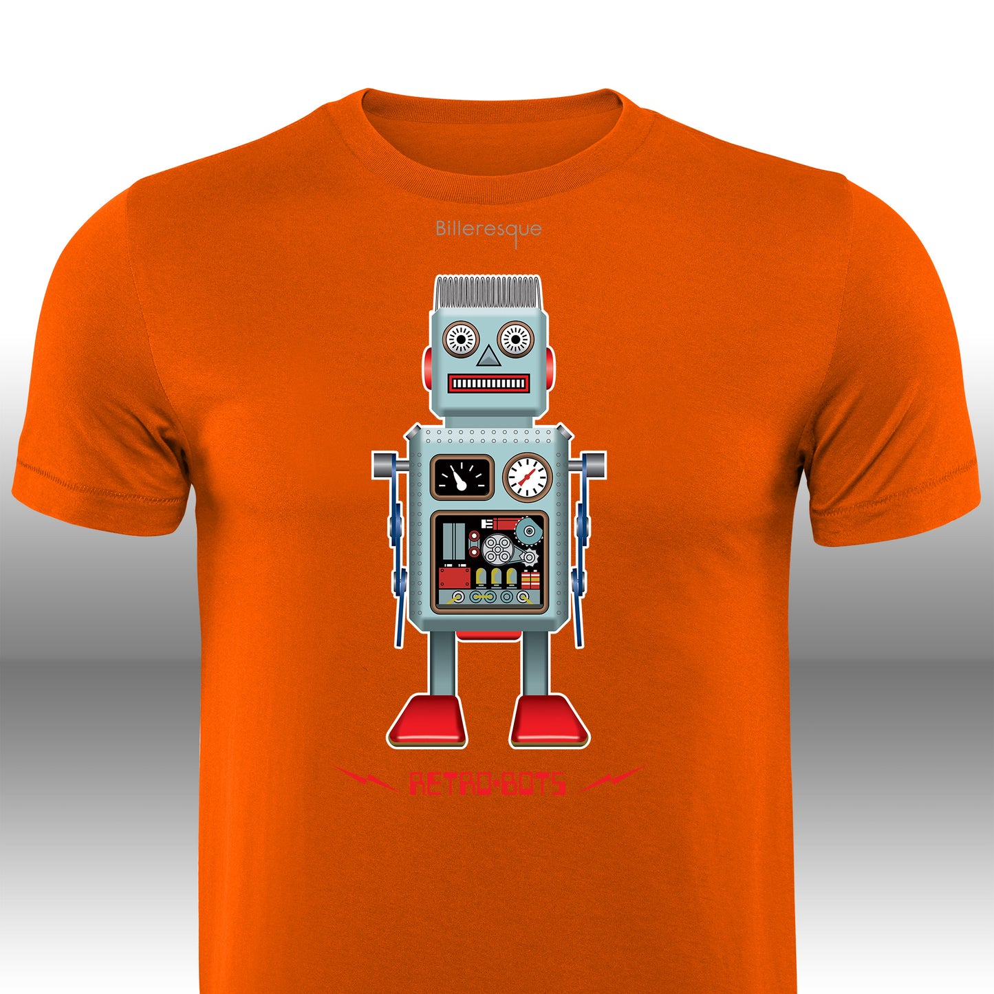 RetRobots Coil Head T-Shirt