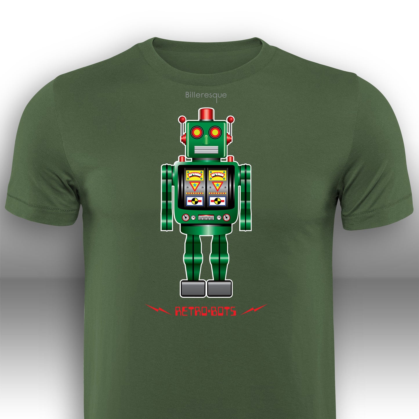 RetRobots Green Bandit T-Shirt