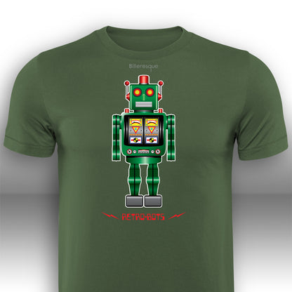 RetRobots Green Bandit T-Shirt
