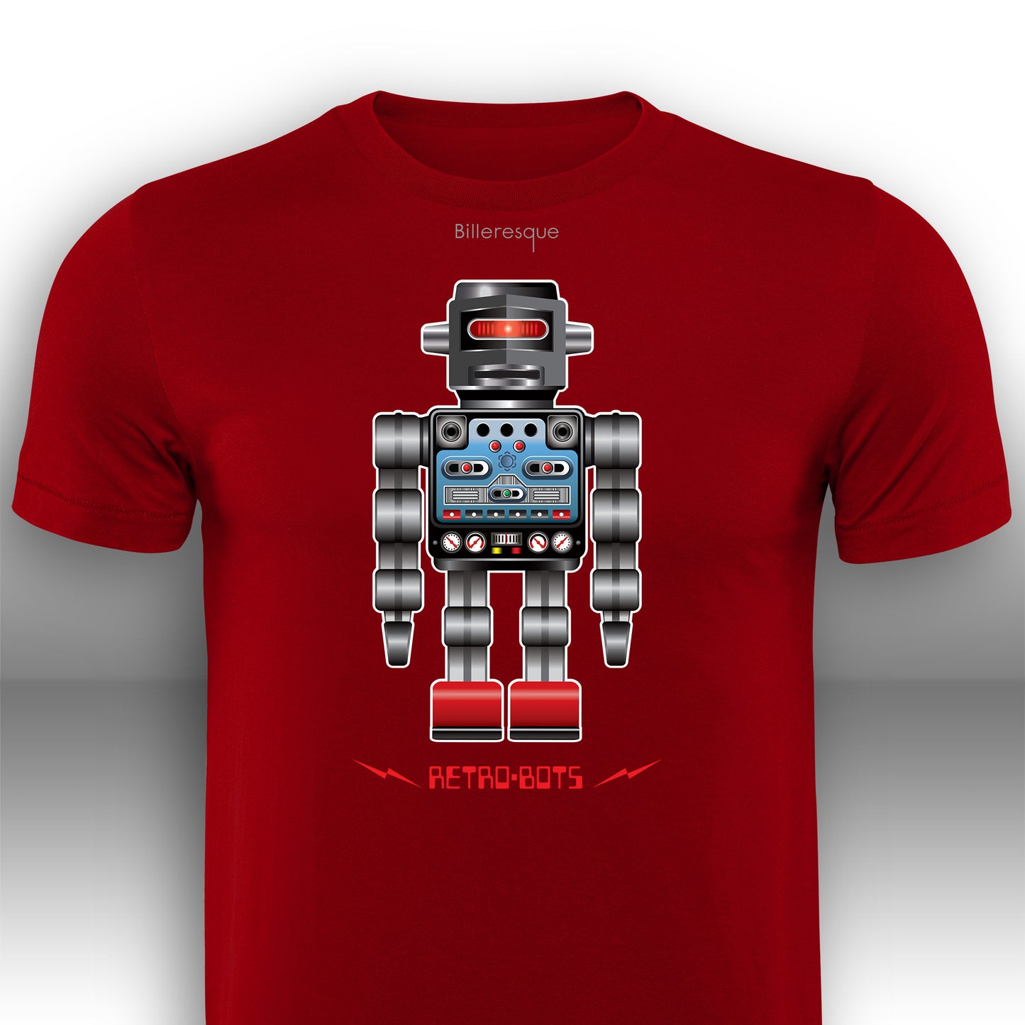 RetRobots Chrome Man T-Shirt
