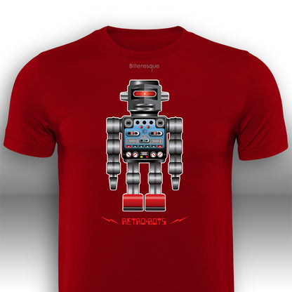RetRobots Chrome Man T-Shirt