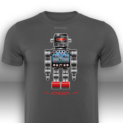 RetRobots Chrome Man T-Shirt