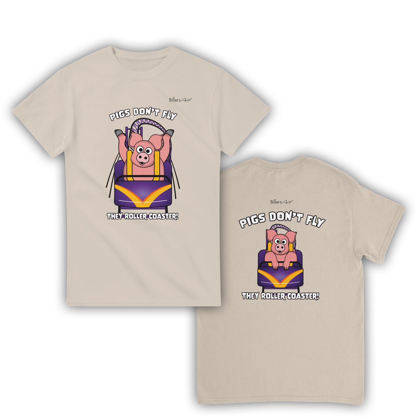 Pigs Don't Fly - Rollercoaster T-Shirt