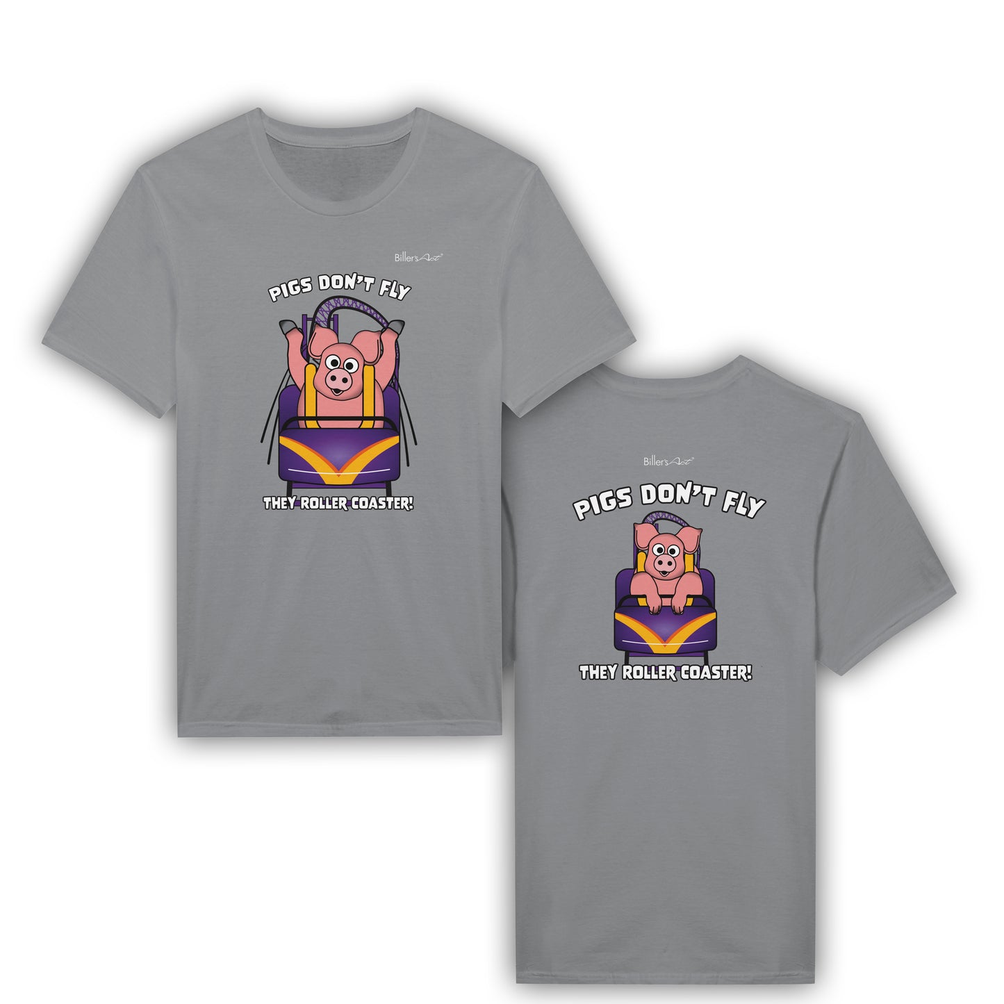 Pigs Don't Fly - Rollercoaster Womens' Slim Fit T-Shirt