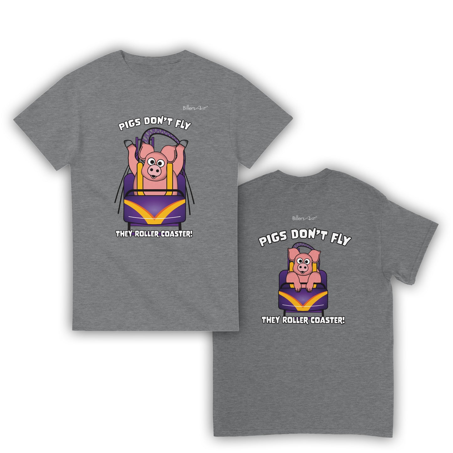 Pigs Don't Fly - Rollercoaster T-Shirt