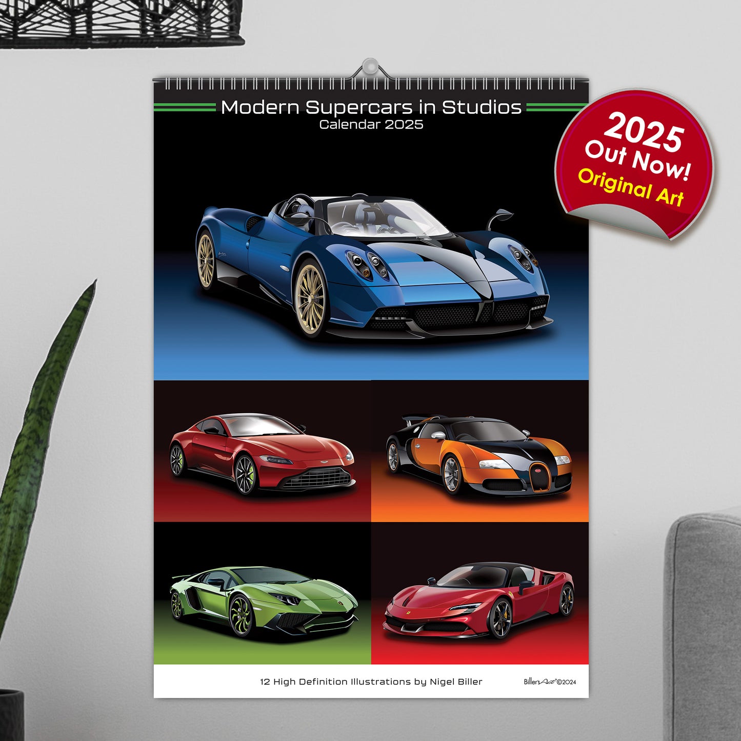 2025 Supercars Calendar - fast cars calendar