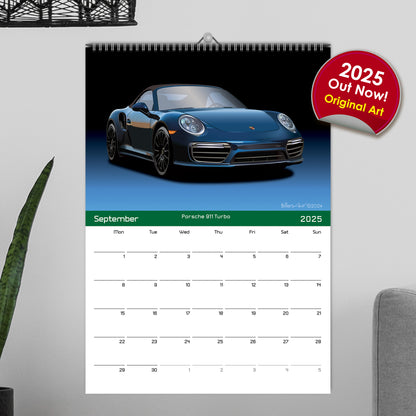 2025 Supercars Calendar - fast cars calendar