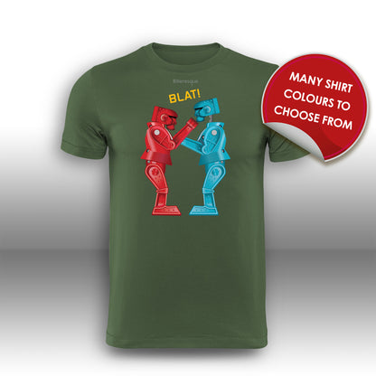 Boxing Robots Rock 'em sock 'em Retro T-Shirt