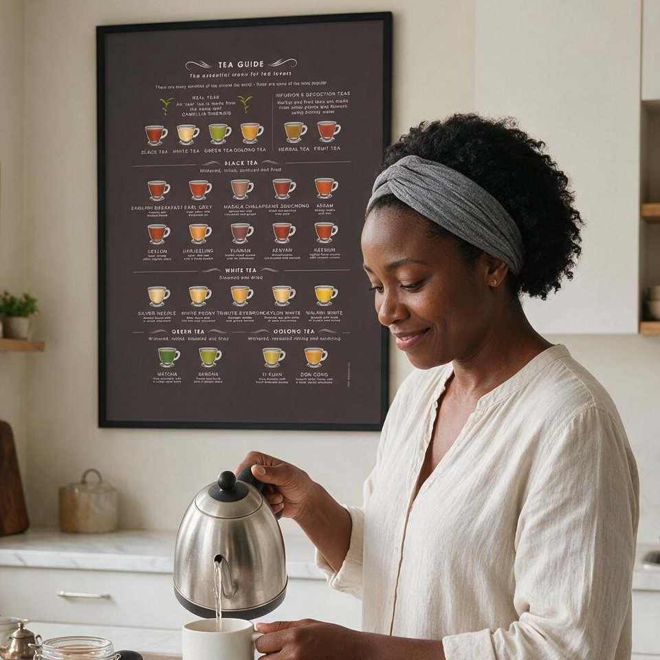 Tea Guide Print (Framed or Unframed)