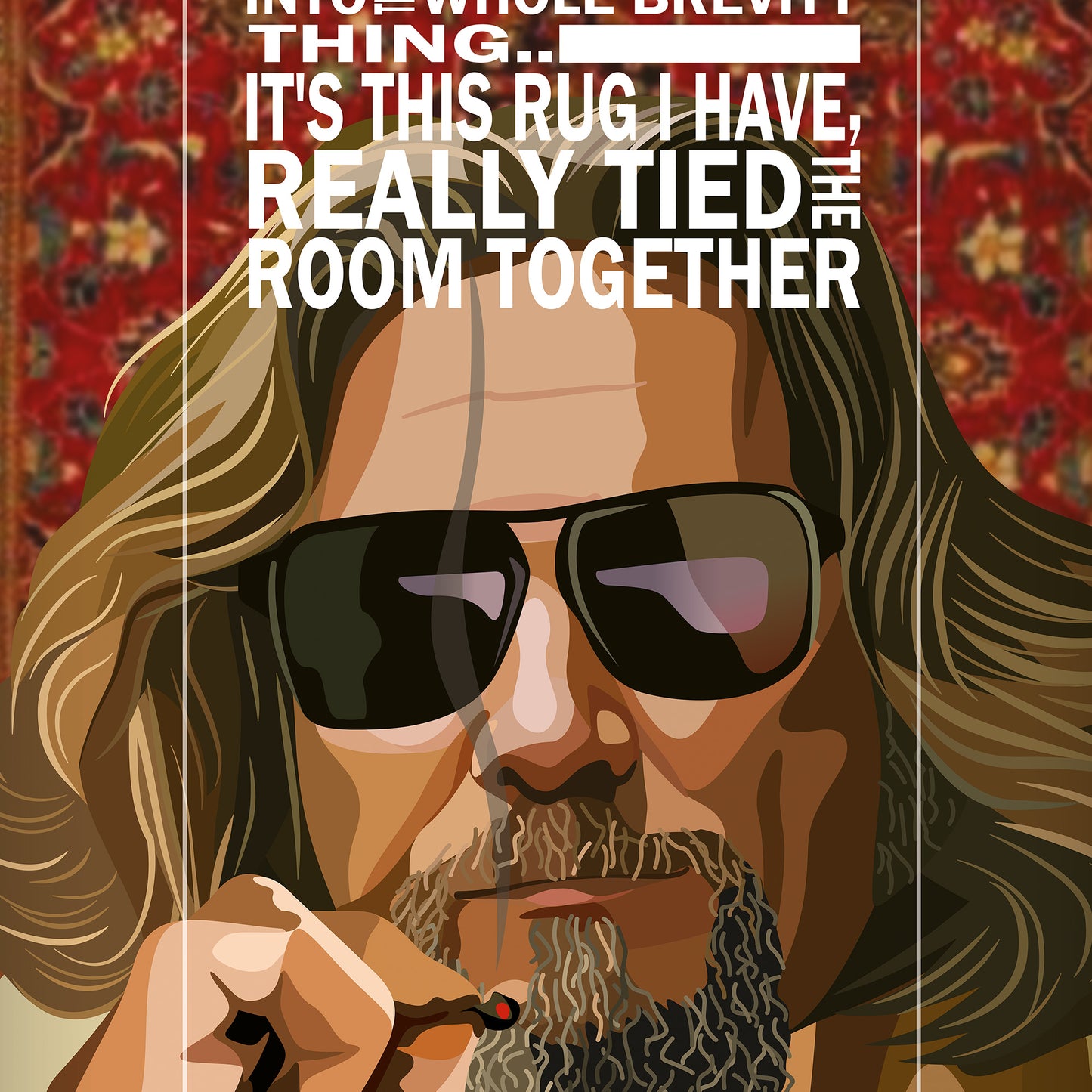 The Big Lebowski Movie The Dude Quote Print