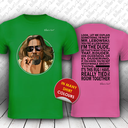 The Big Lebowski Movie T Shirt - Dude Quote - T Shirt Film