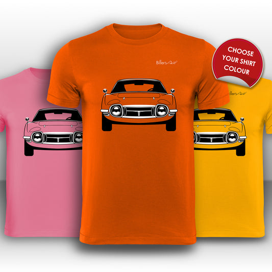 Toyota 2000GT Front View High Quality T-Shirt