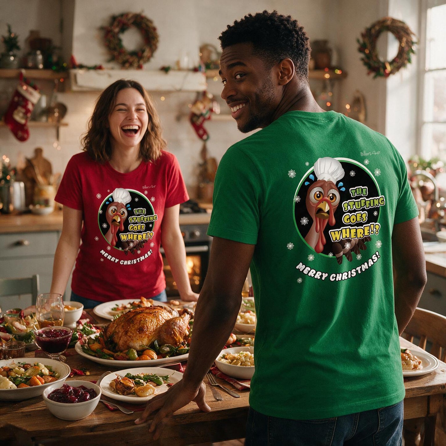 Turkey Stuffing Fun Christmas T-Shirt