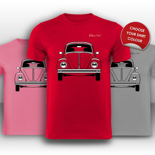 VW Beetle Front View High Quality T-Shirt