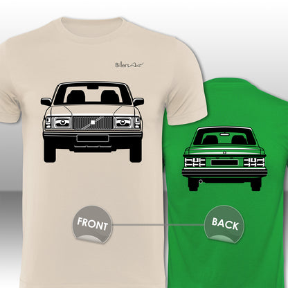 Volvo 240 1993 Front View High Quality T-Shirt
