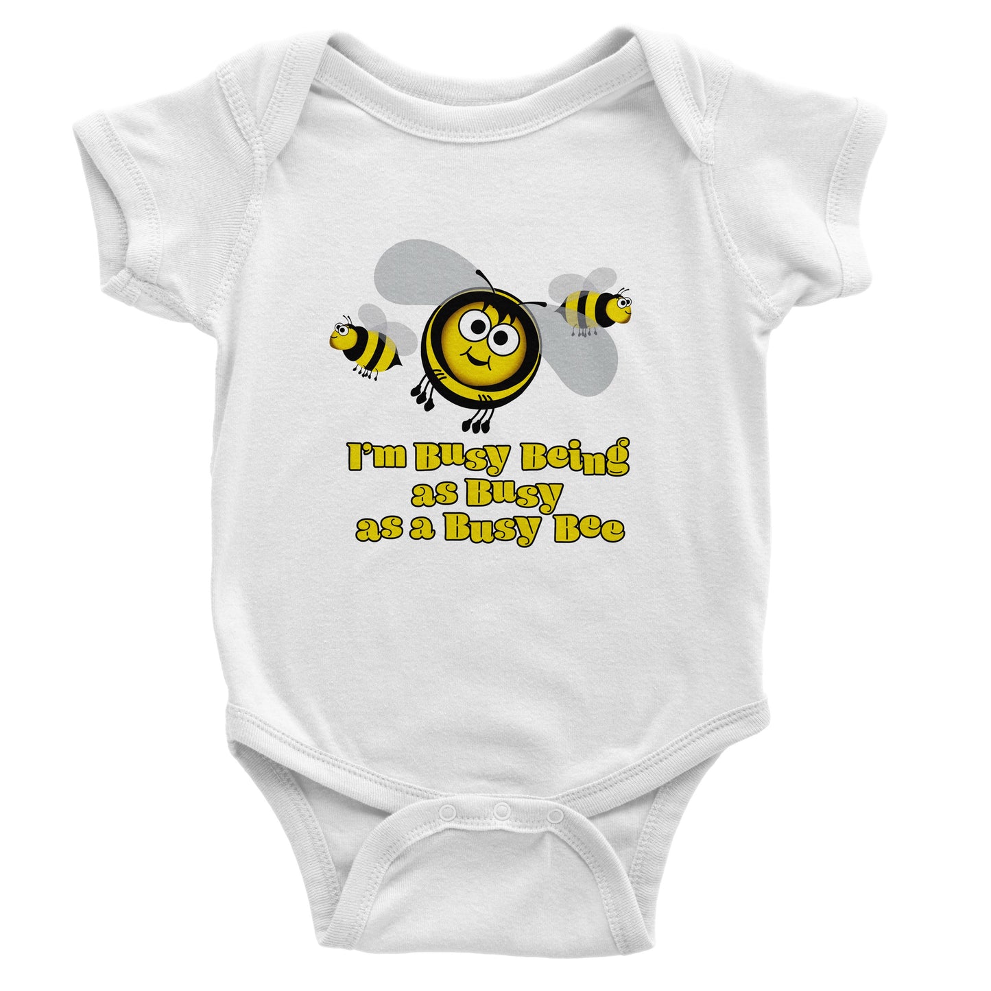 Babies I'm a Busy Bee Bodysuit from the Farm Yard Collection