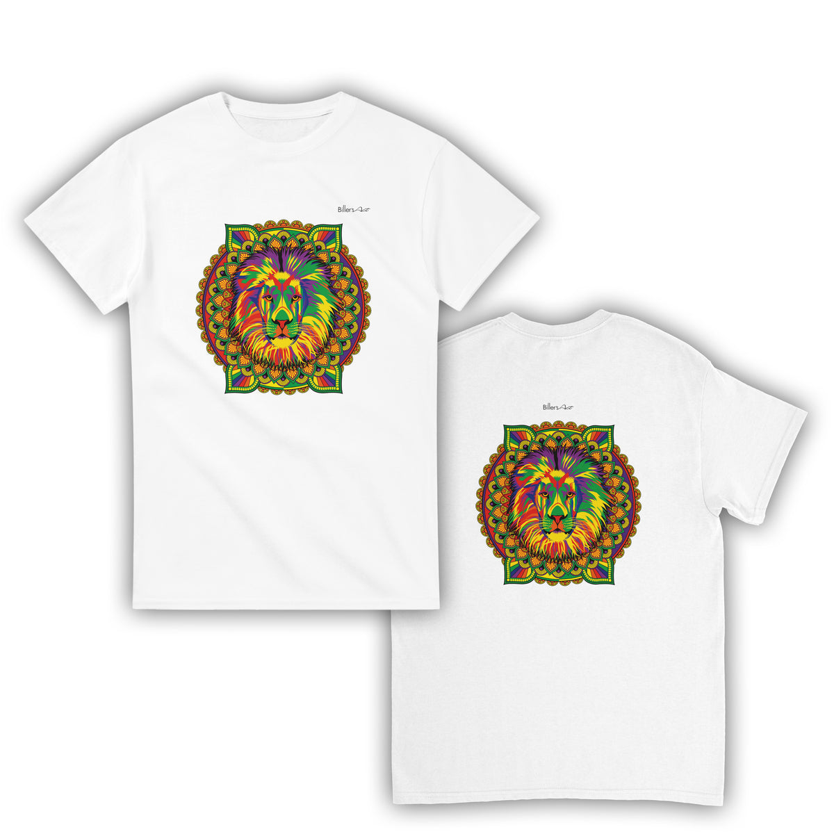 Spectrum Lion Mandala T-Shirt