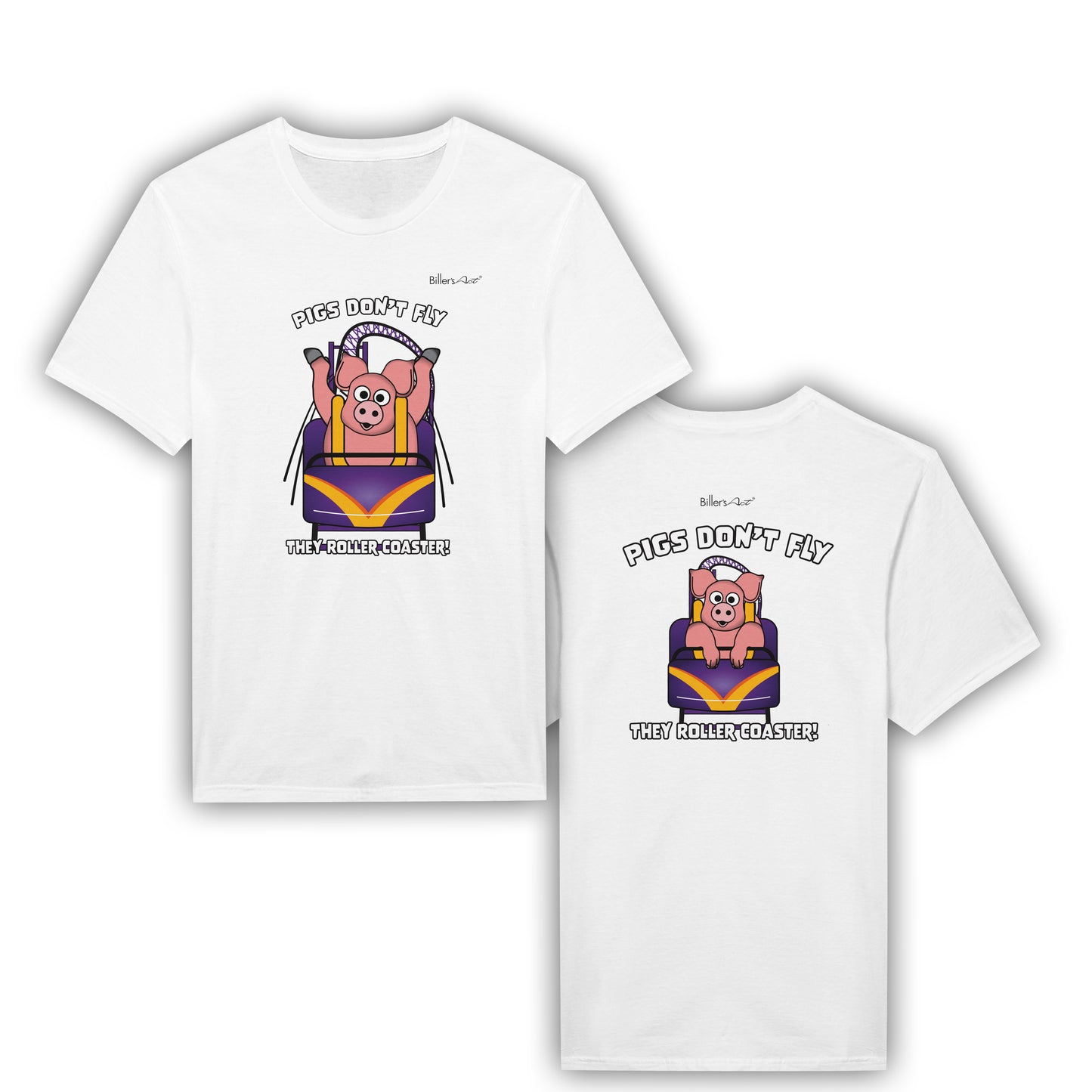 Pigs Don't Fly - Rollercoaster Womens' Slim Fit T-Shirt