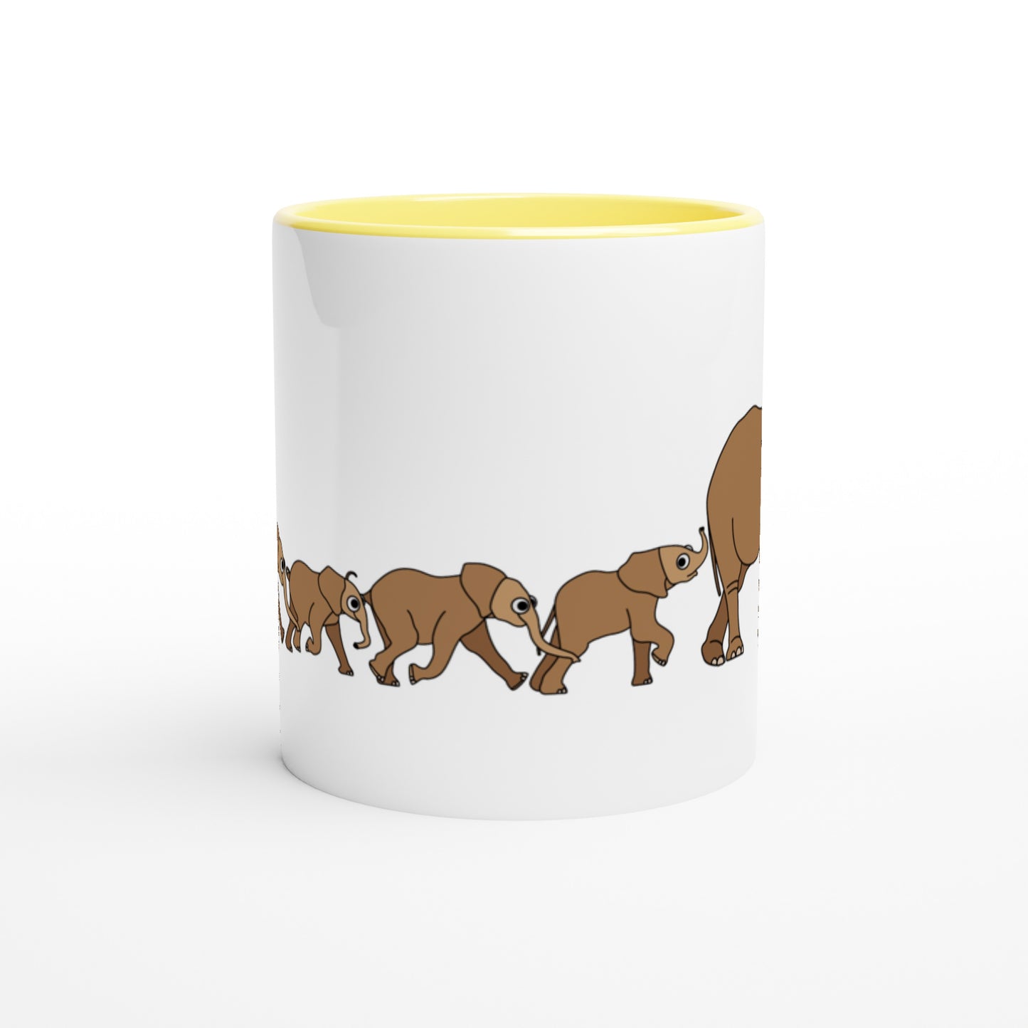 Elephants on their way Mug - Biller's Art