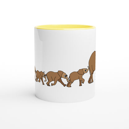 Elephants on their way Mug - Biller's Art