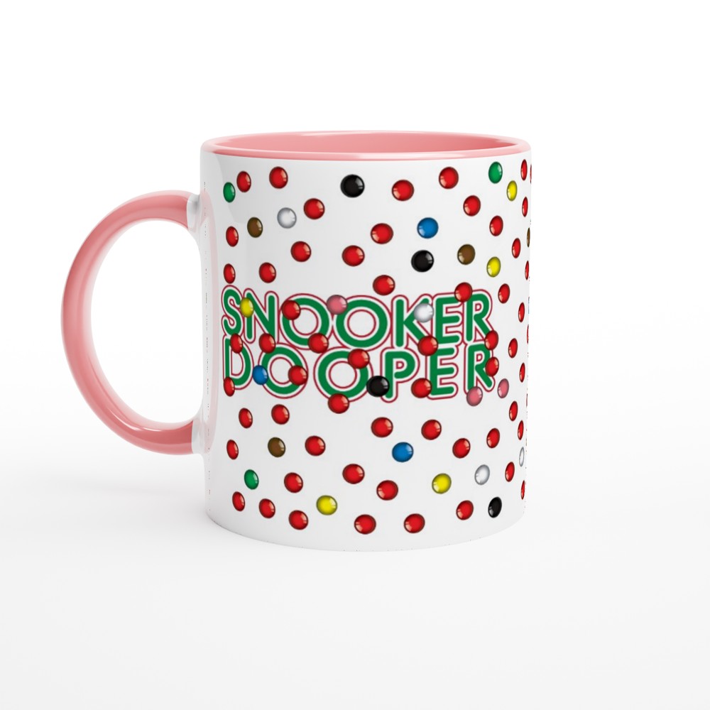 Snooker Dooper Mug - fun Mug - Balls Everywhere