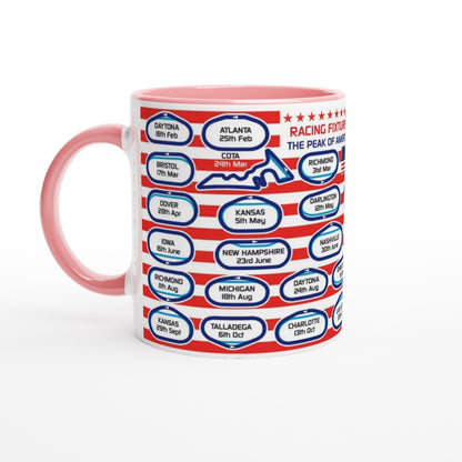 Nascar 2024 Calendar Mugs - All Race Dates and Track Layouts