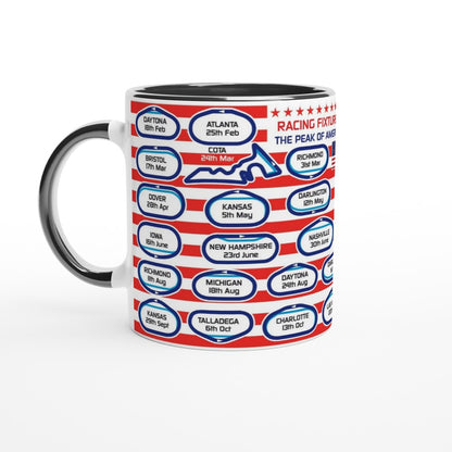 Nascar 2024 Calendar Mugs - All Race Dates and Track Layouts