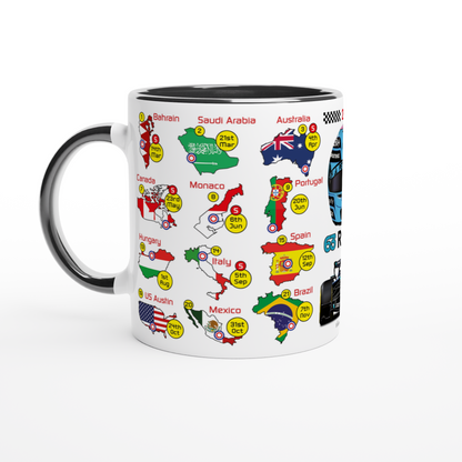 George Russell 2027 Formula 1 Season Fixtures Mug