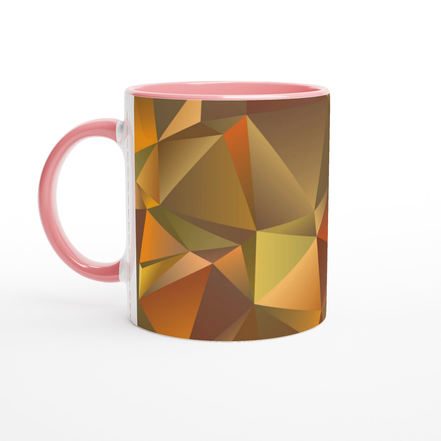 Dramatic Prism Art Mug - Green and Orange