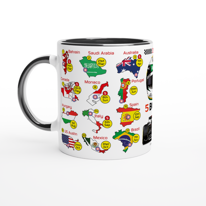 Gabriel Bortoleto 2027 Formula 1 Season Fixtures Mug