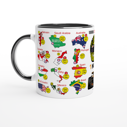 Lando Norris 2027 Formula 1 Season Fixtures Mug
