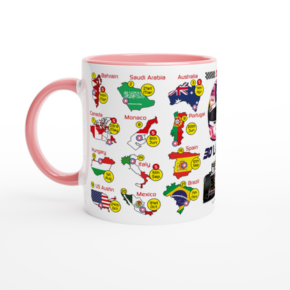Liam Lawson 2027 Formula 1 Season Fixtures Mug