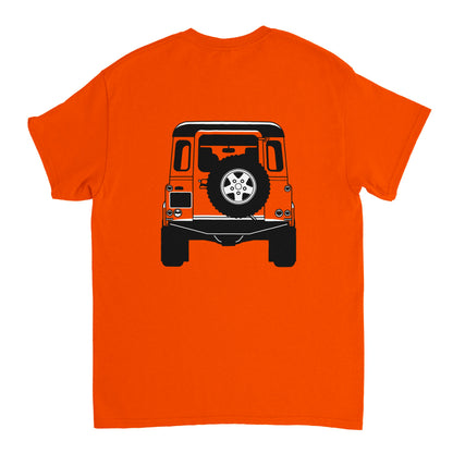 Land Rover Defender Front & Back View Super Cool T-Shirt