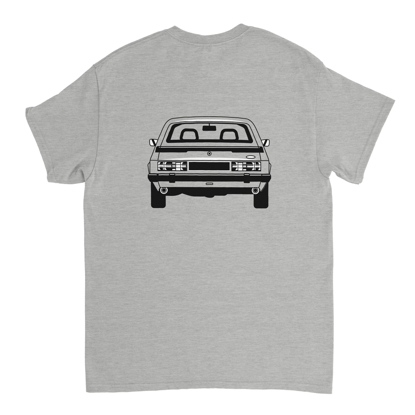 Ford Capri MK3 Front View & Back Super Cool T-Shirt