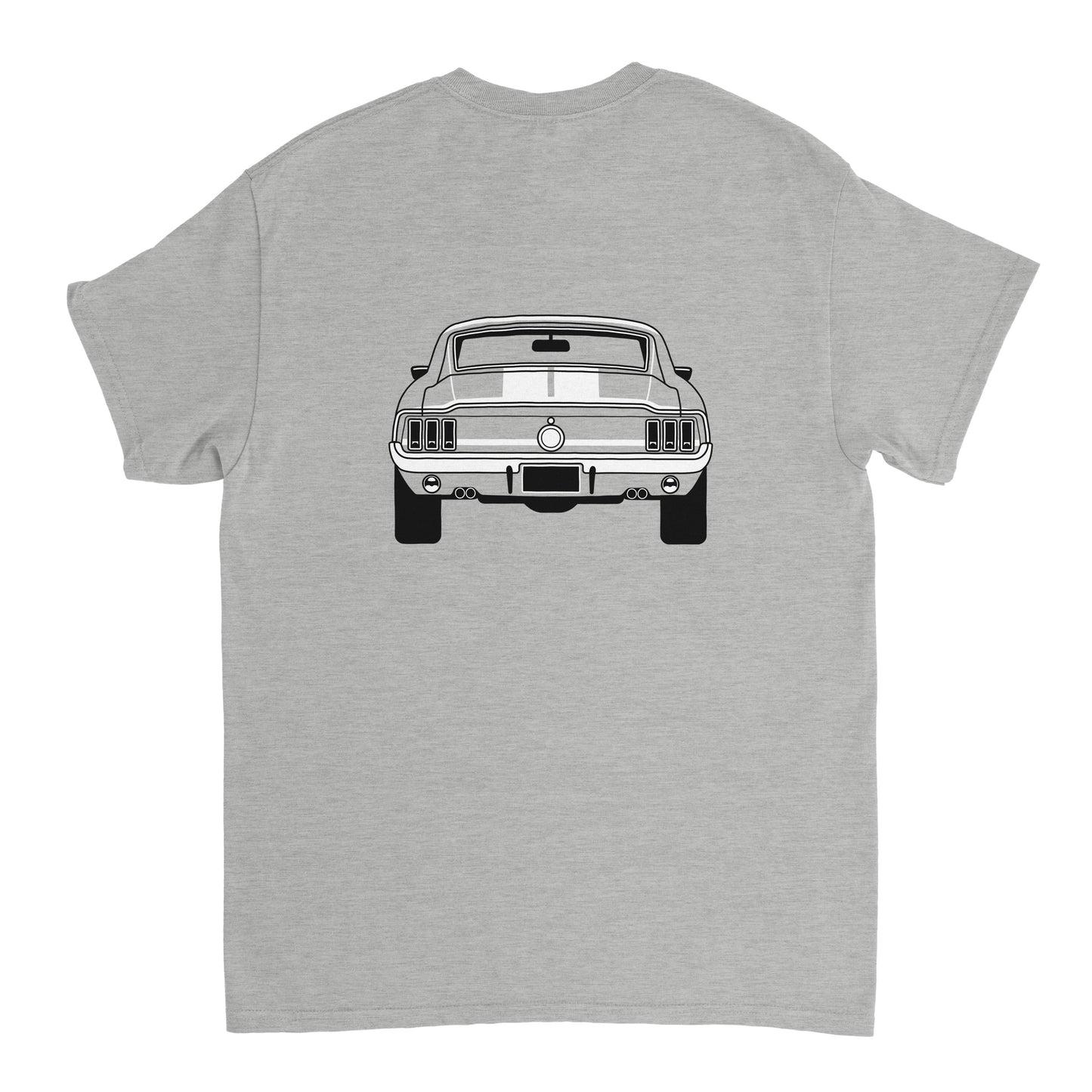 Ford Mustang 302 Front & Back View Super Cool T-Shirt