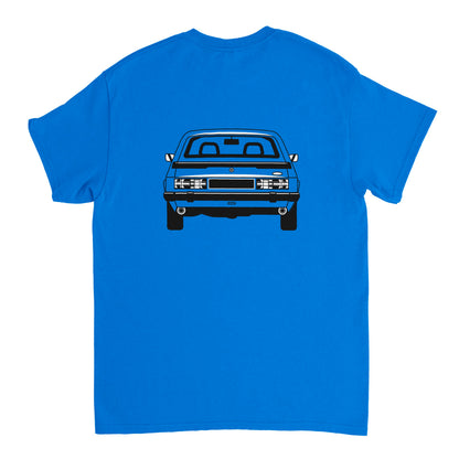 Ford Capri MK3 Front View & Back Super Cool T-Shirt