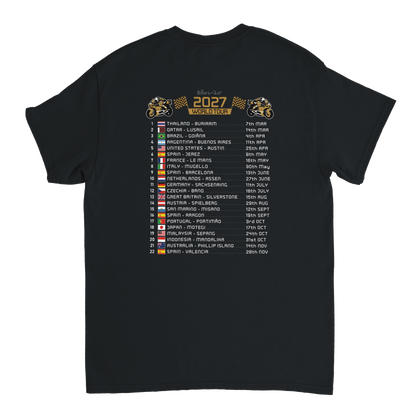 Ai Ogura 2027 MotoGP Race Calendar T-Shirt