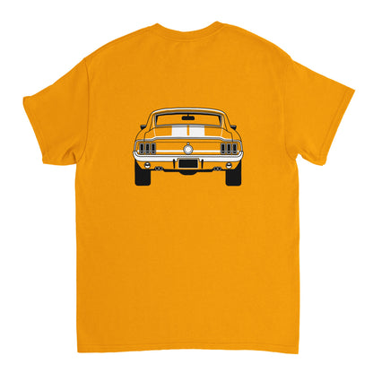 Ford Mustang 302 Front & Back View Super Cool T-Shirt