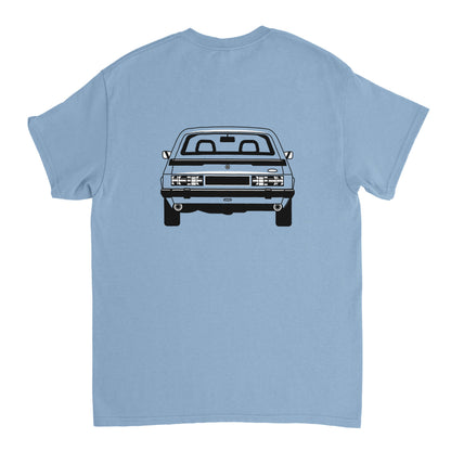 Ford Capri MK3 Front View & Back Super Cool T-Shirt
