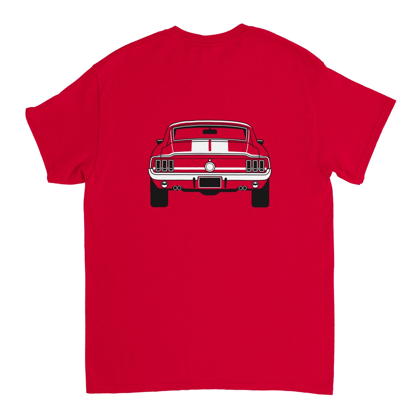 Ford Mustang 302 Front & Back View Super Cool T-Shirt
