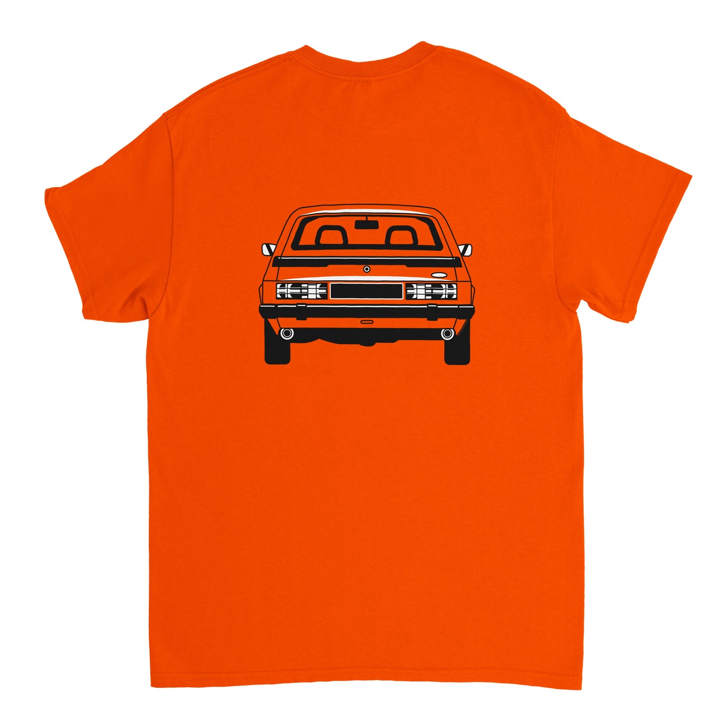Ford Capri MK3 Front View & Back Super Cool T-Shirt