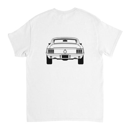 Ford Mustang 302 Front & Back View Super Cool T-Shirt