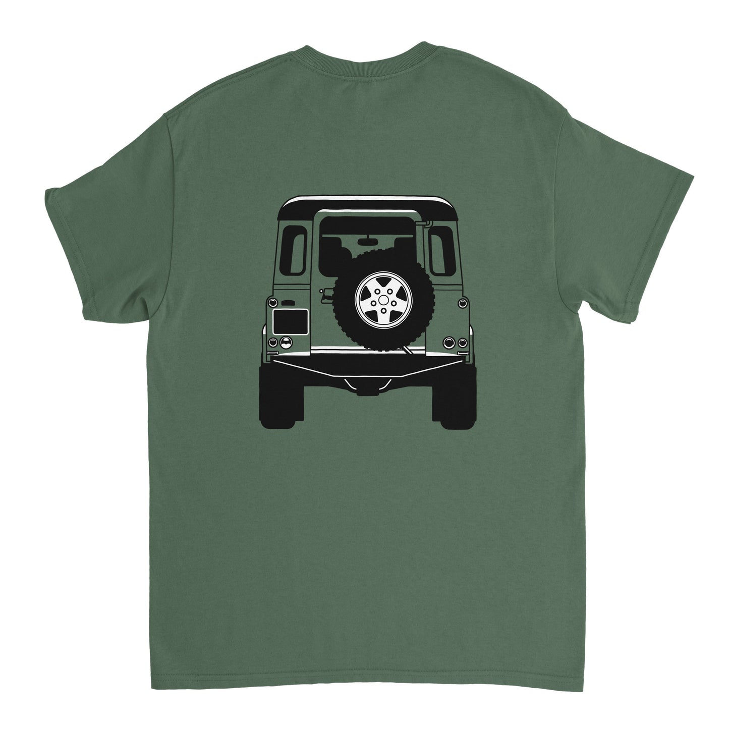 Land Rover Defender Front & Back View Super Cool T-Shirt