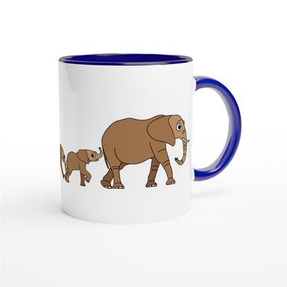 Elephants on their way Mug - Biller's Art