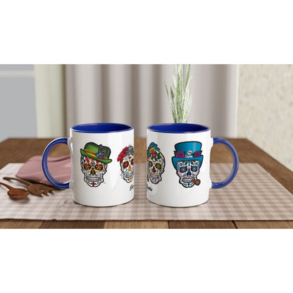 Day of the Dead Mug - Dia de los Muertos - Biller's Art