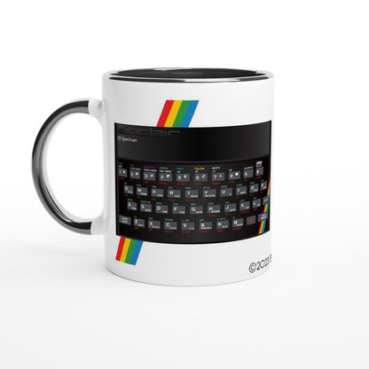 Retro Iconic ZX Spectrum 48k Computer Mug beautifully drawn retro print 60s 70s 80s memorabilia