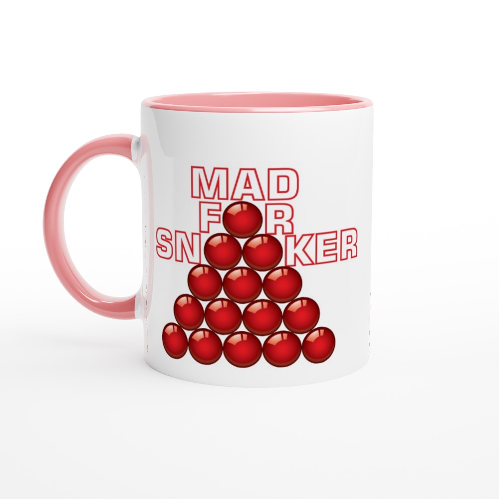 Snooker Mug - Mad for Snooker - fun Mug