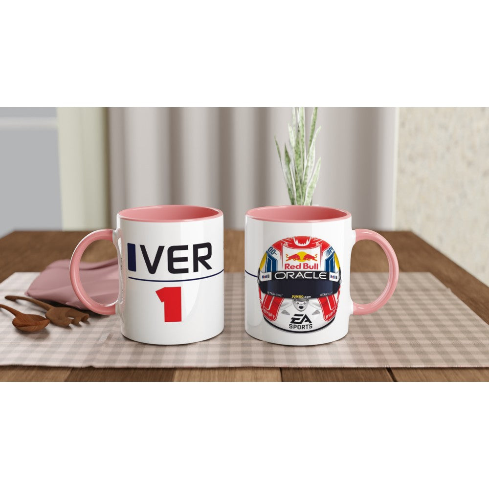 Max Verstappen Formula 1 2023 Helmet Mug - Formula 1 gift mug