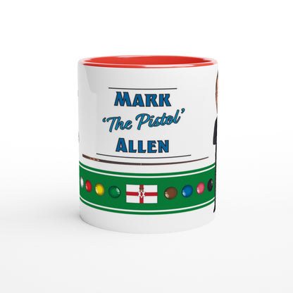 Mark Allen Top 20 Snooker Legend Cartoon Mug