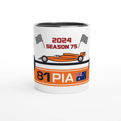 Formula 1 Mug Caricature of the 2024 McLaren Driver Oscar Piastri